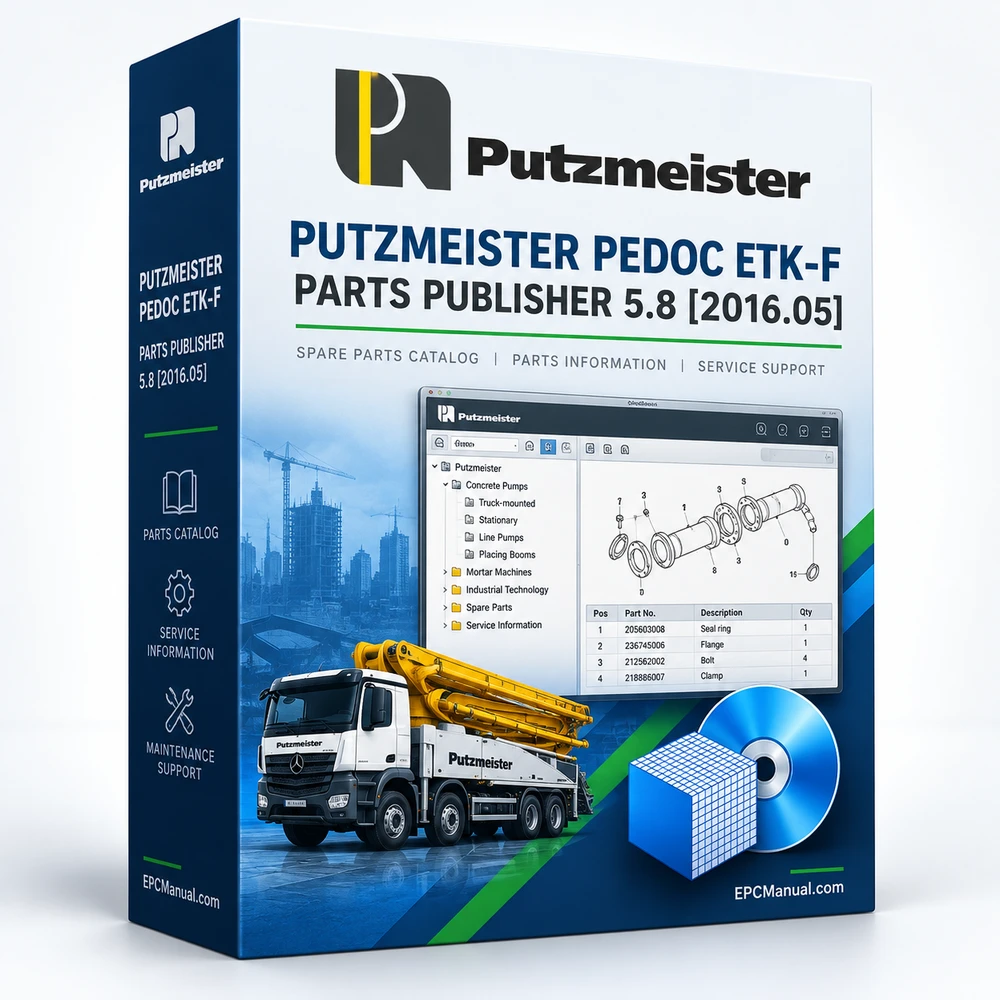 PUTZMEISTER PEDOC ETK-F PARTS PUBLISHER 5.8