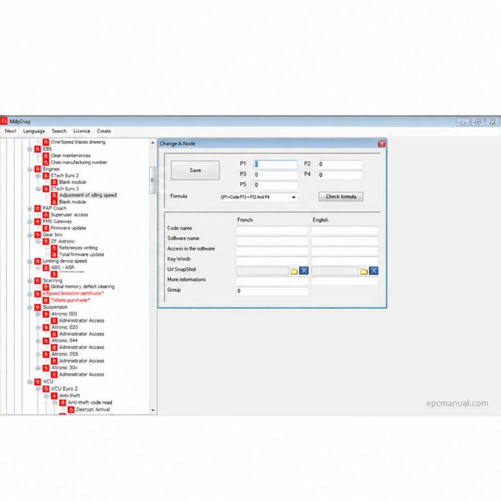 RENAULT MDPDIAG 2.05 screenshot 3