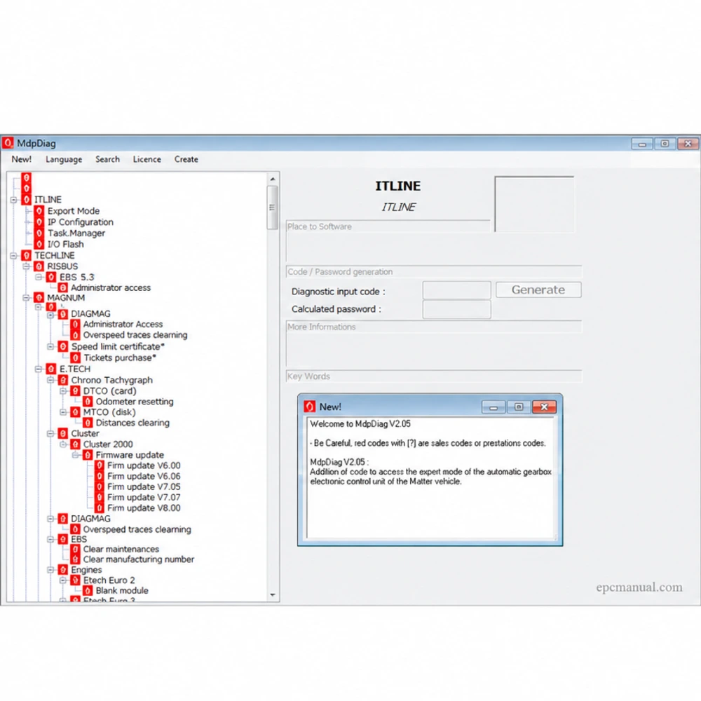 RENAULT MDPDIAG 2.05 screenshot 6