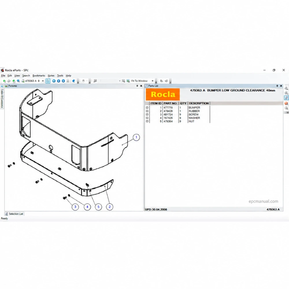 ROCLA FORKLIFT ePARTS 5.4 5.4 screenshot 5