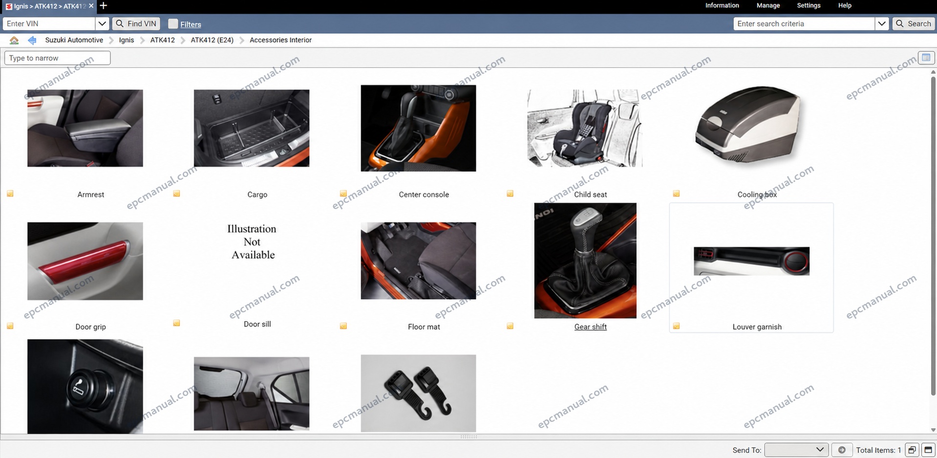 Suzuki Snap-on EPC Online Parts Catalog screenshot 10
