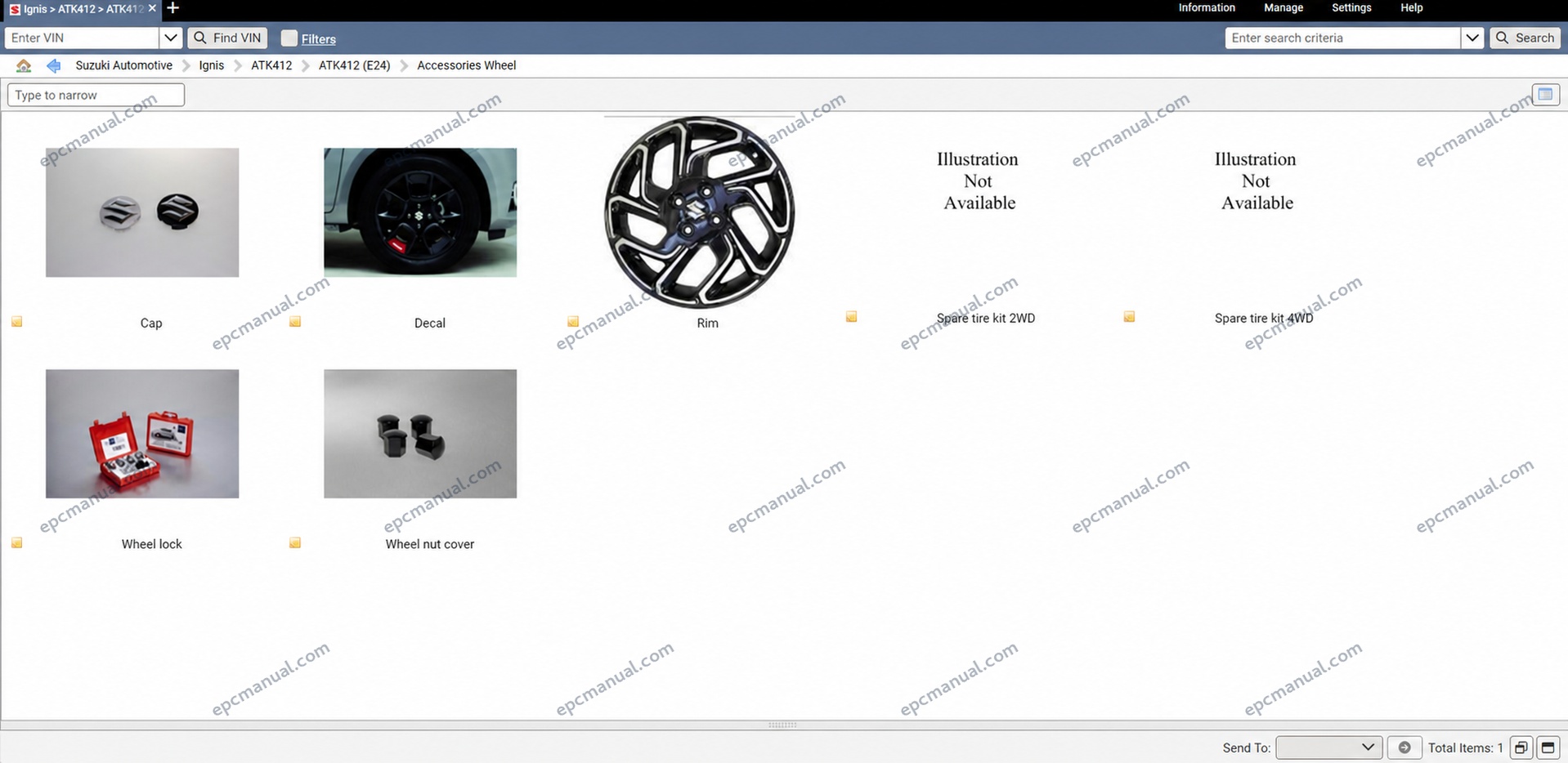 Suzuki Snap-on EPC Online Parts Catalog screenshot 11