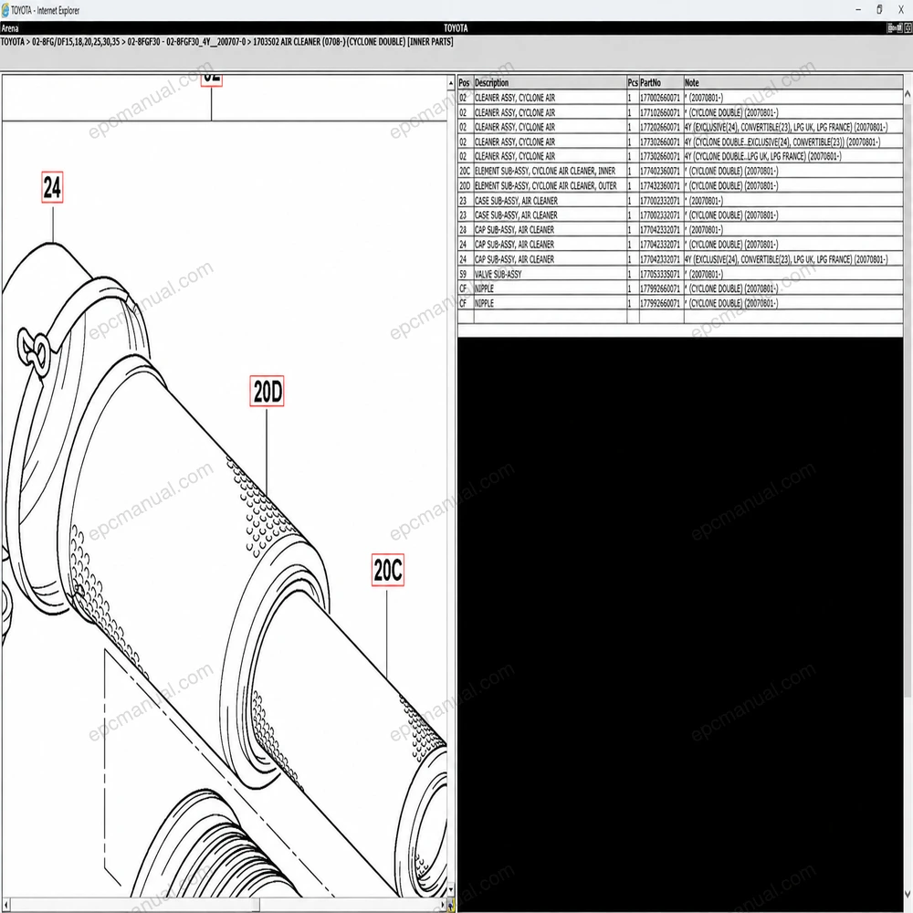 TOYOTA FORKLIFT QUALITY PARTS ARENA 2.0.0 screenshot 3