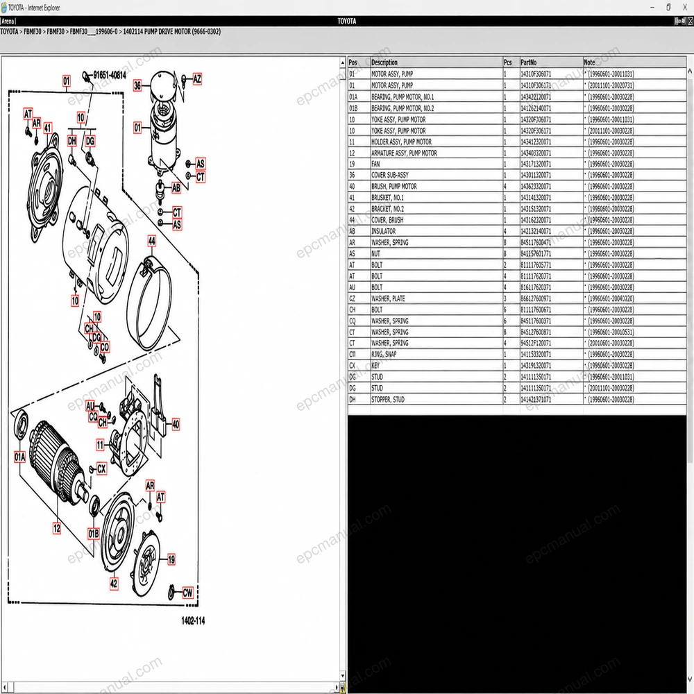 TOYOTA FORKLIFT QUALITY PARTS ARENA 2.0.0 screenshot 4