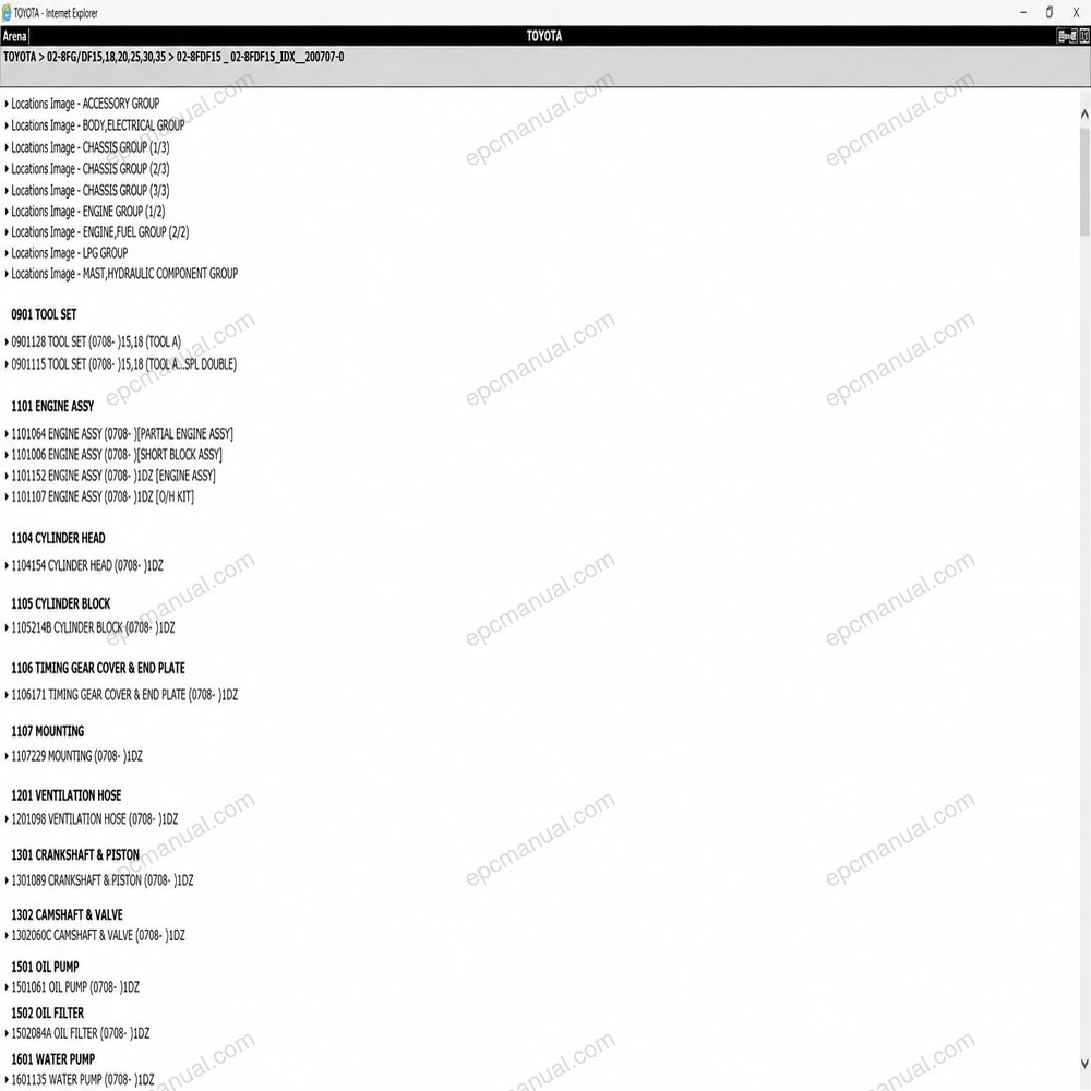 TOYOTA FORKLIFT QUALITY PARTS ARENA 2.0.0 screenshot 10