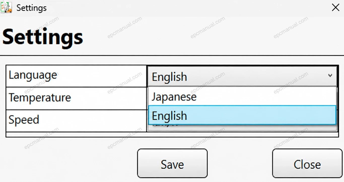 TOYOTA DIAGNOSTIC PROGRAM 1.7.0.0 screenshot 4