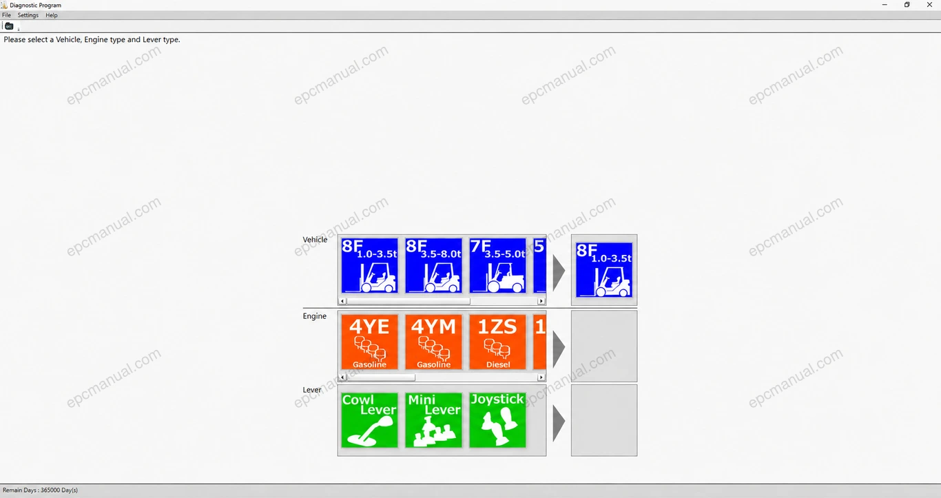 TOYOTA DIAGNOSTIC PROGRAM 1.7.0.0 screenshot 5