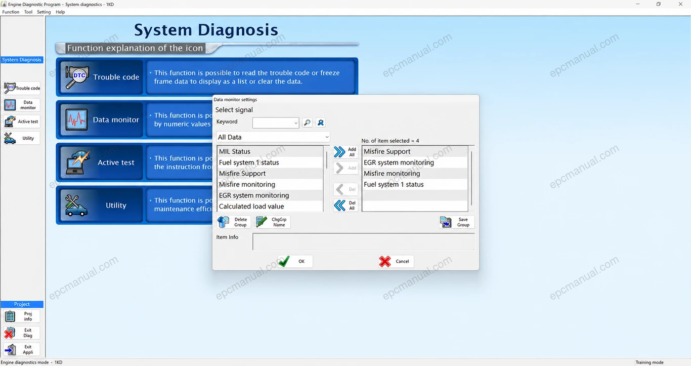 TOYOTA ENGINE DIAGNOSTIC PROGRAM 3.00.016 screenshot 6