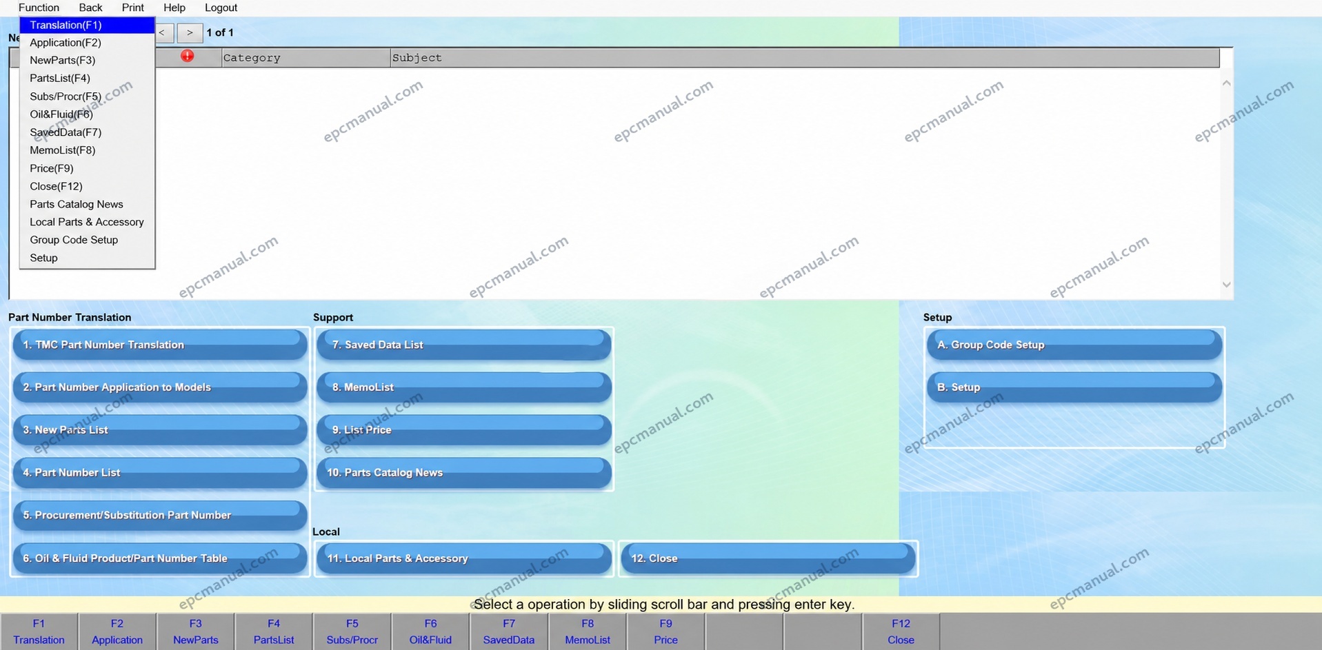 Toyota EPC Online Electronic Parts Catalog screenshot 2