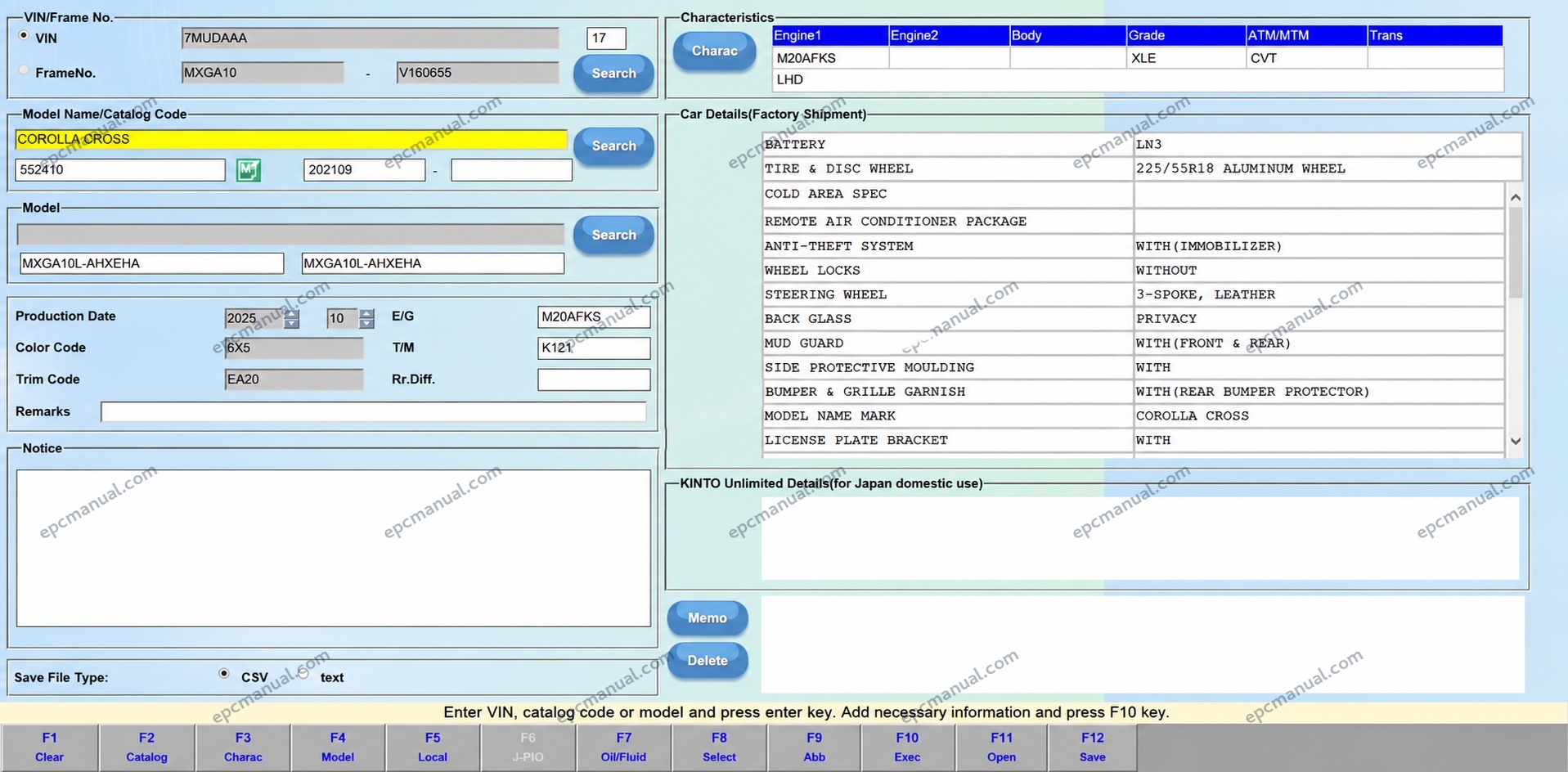 Toyota EPC Online Electronic Parts Catalog screenshot 4
