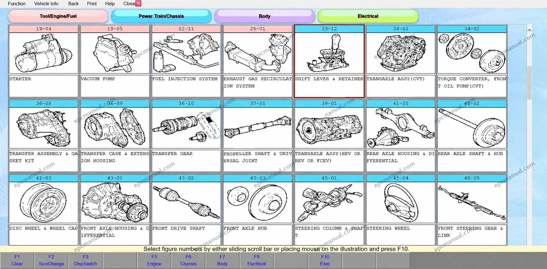 Toyota EPC Online Electronic Parts Catalog screenshot 7