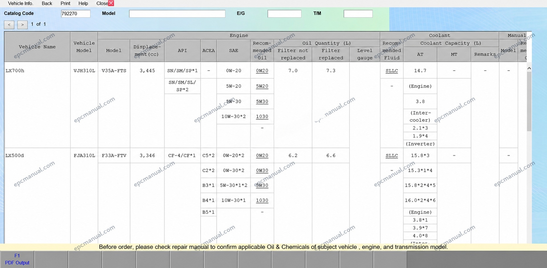 Toyota EPC Online Electronic Parts Catalog screenshot 13
