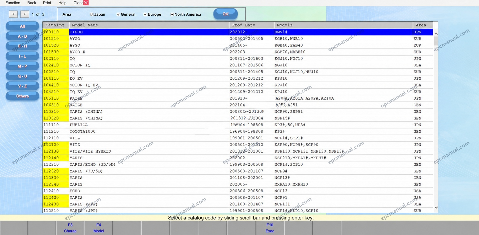 Toyota EPC Online Electronic Parts Catalog screenshot 15