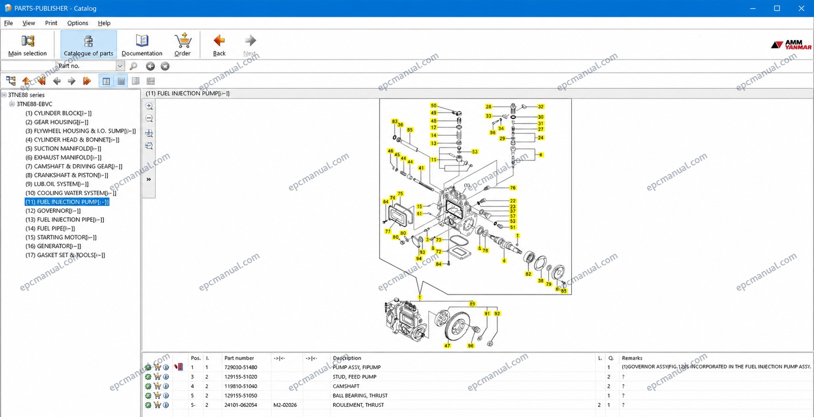 Yanmar Heavy Equipment EPC 2010 | Parts Catalog - Image 9