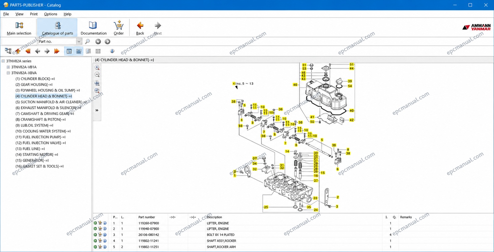 Yanmar Heavy Equipment EPC 2010 | Parts Catalog - Image 10