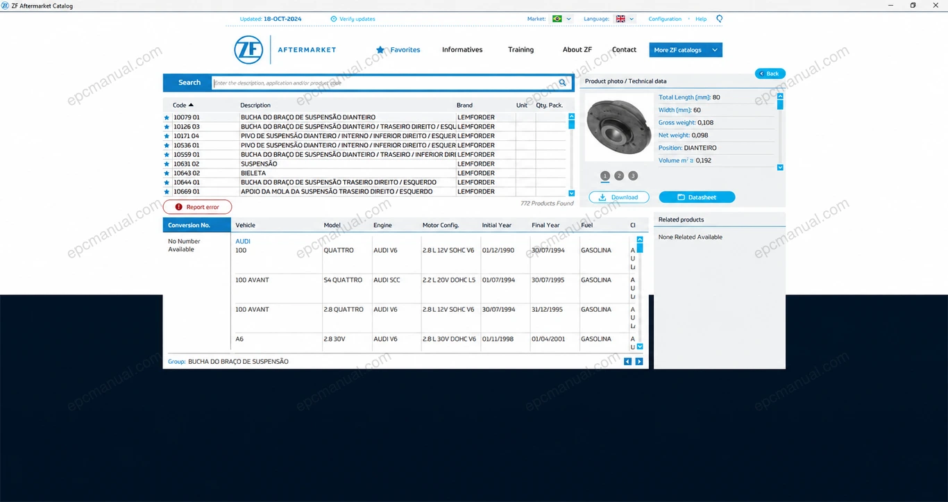 ZF EPC AFTERMARKET screenshot 3