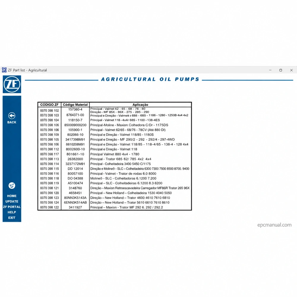ZF EPC AGRICULTURAL 1 screenshot 2