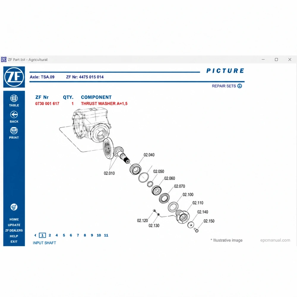 ZF EPC AGRICULTURAL 1 screenshot 4