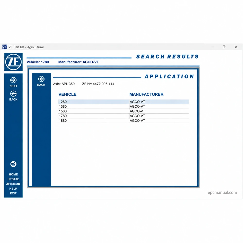 ZF EPC AGRICULTURAL 1 screenshot 13