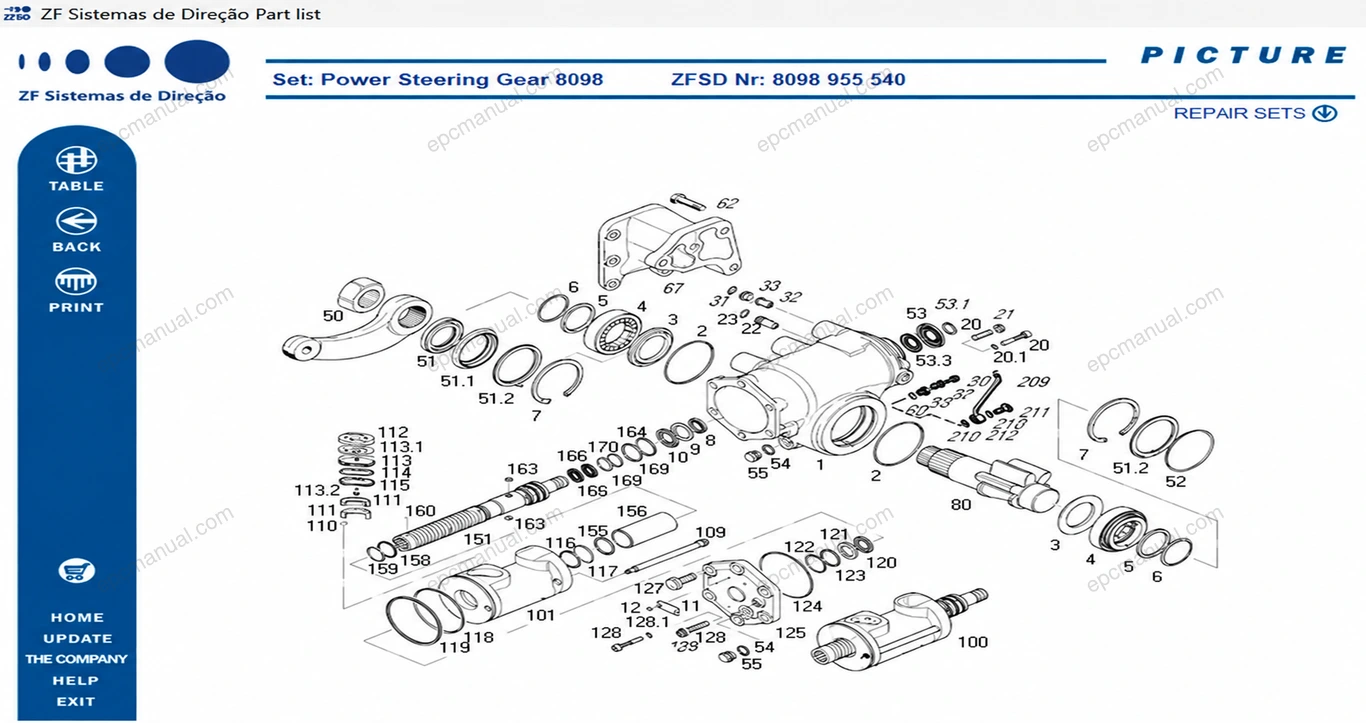 ZF SD AUTOMOTIVE EPC screenshot 5